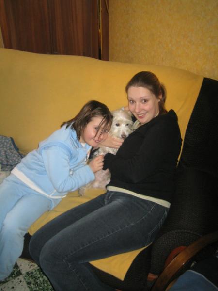 ma soeur  ,mon chien et moi
